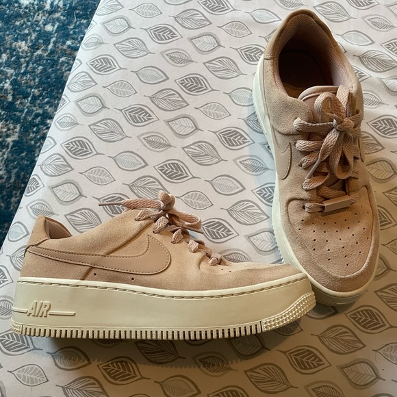 Nike Air Force 1 Sage Low women’s Particle Beige shoes size 7.5 - Picture 5 of 5